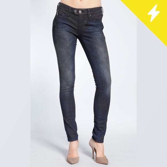 mavi coated jeans
